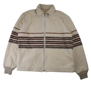 True Vintage Coming Attractions Striped Light Jacket